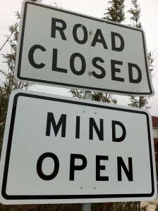 Road Closed • Mind Open